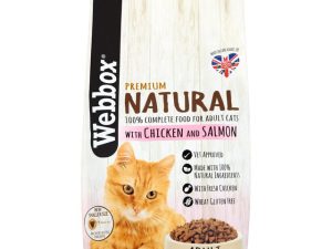 WEBBOX - Natural cat chicken and salmon 2 KG