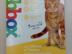 Webbox - Lick-e-Lix with Cheese & Taurine 5 x Tasty yoghurty treats