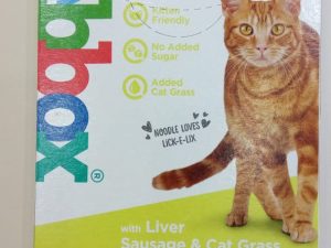 Webbox - Lick-e-Lix with Liver Sausage & Cat Grass 5 x Tasty yoghurty treats