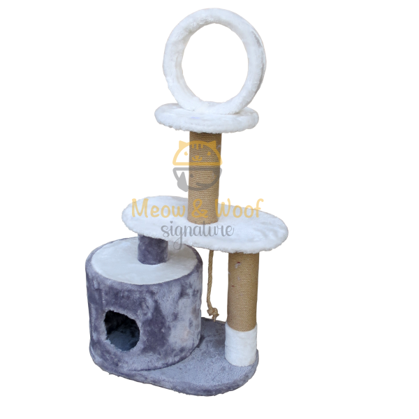 white circle with home scratcher - Image 2