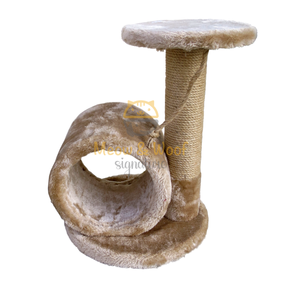 Small gold circle scratcher