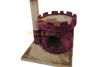 Gold and red castle Scratcher