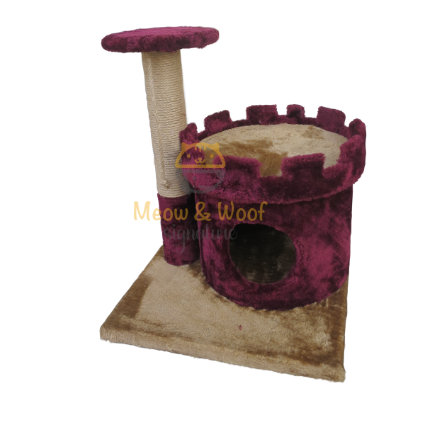 Gold and red castle Scratcher