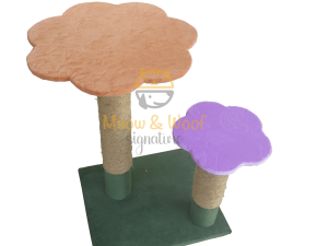 Flower two post scratcher
