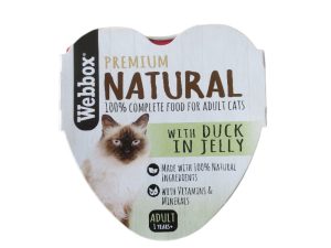 webbox - natural duck in jelly 85 gr.