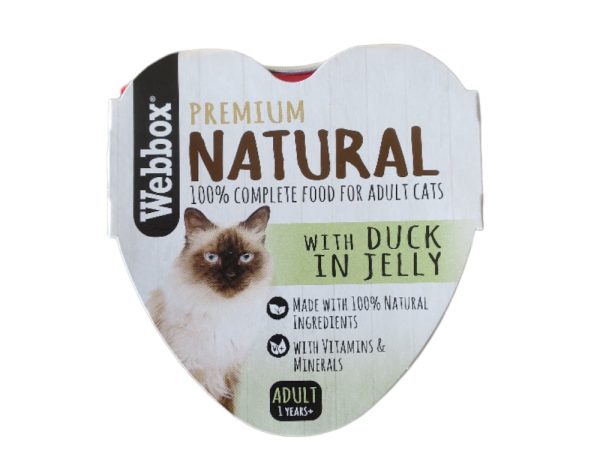 webbox - natural duck in jelly 85 gr.