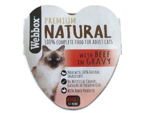 webbox - natural beef in gravy 85 gr.