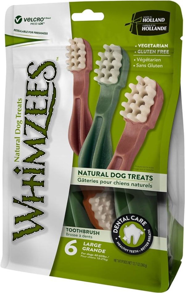 Whimzees - Dental Treats Tooth Brush Large