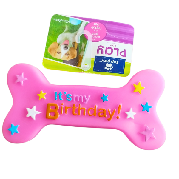 Happy Birthday Squeaky Toy