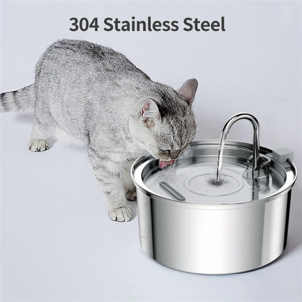 FAUCET STYLE STAINLESS STEEL PET FOUNTAIN 3.2 L - Image 5