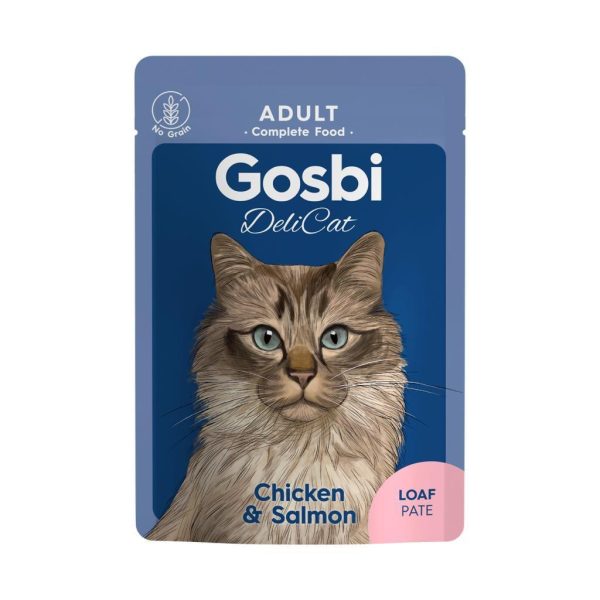 Gosbi - Delicat Chicken And Salmon Adult 70 gr.