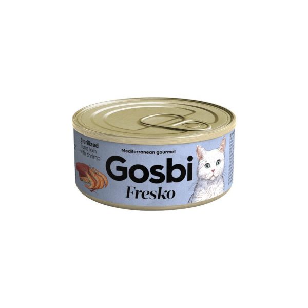 Gosbi - Fresco  Cat Sterilized Tuna Loin With Shrimp 70 gr.
