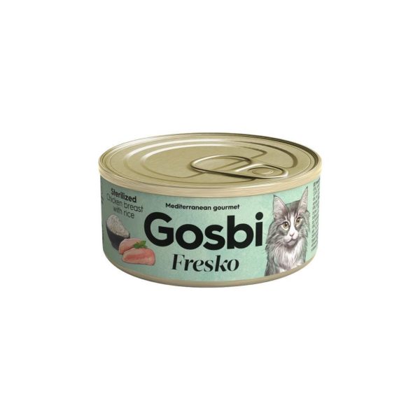 Gosbi - Fresko Cat Sterilized Chicken Breast With Rice 70 gr.