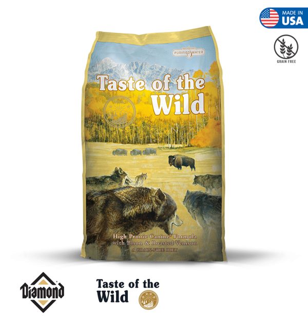 TASTE OF THE WILD - High Prairie Canine Formula With Roasted Bison And Roasted Venison