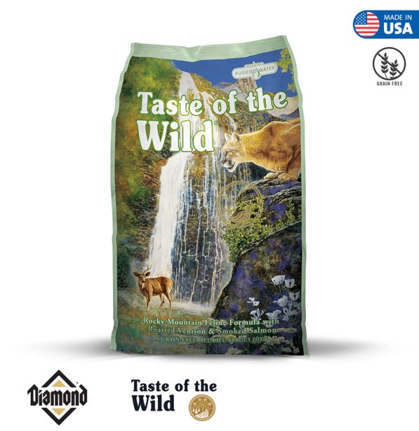 Taste Of The Wild - Rocky Mountain Feline Formula With Roasted Venison And Smoked Salmon 2KG
