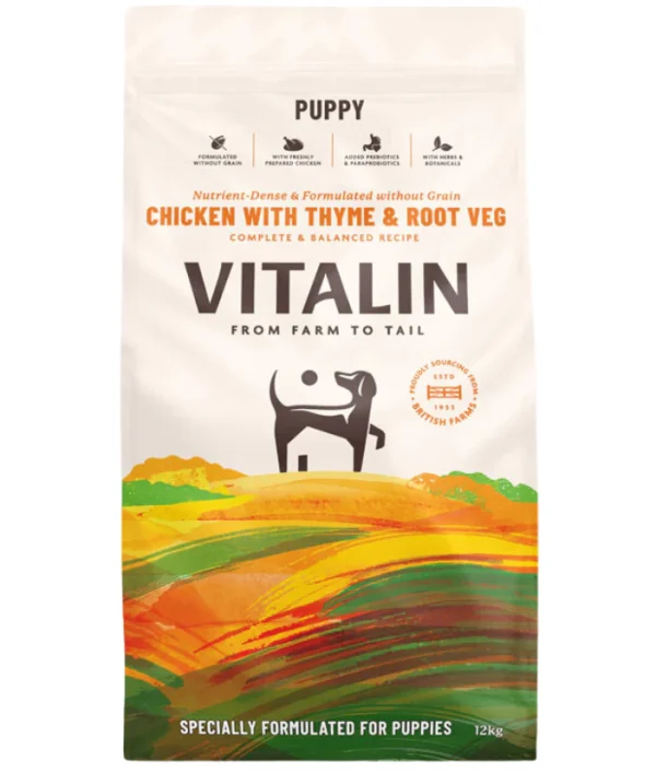 Vitalin - Puppy Chicken With Thyme & Root Veg 2kg