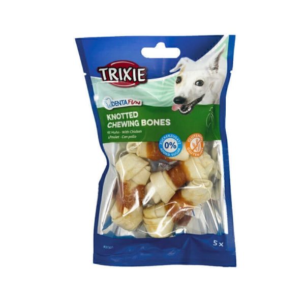 Trixie- Denta Fun Knotted Chewing Bones Small