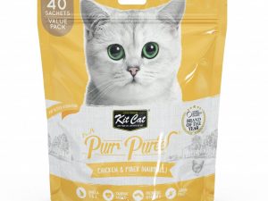 Kit Cat Purr Puree Value Pack – Chicken & Fiber (Hairball)