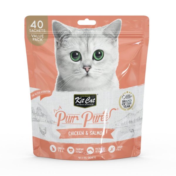 Kit Cat Purr Puree Value Pack – Chicken & Salmon
