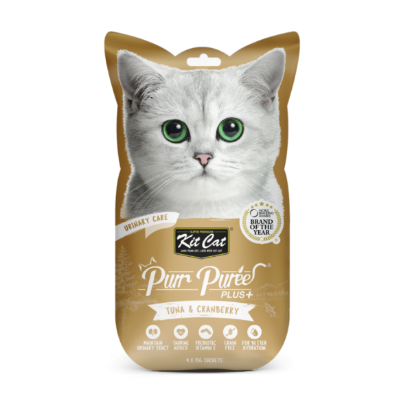 Kit Cat Purr Puree Plus+ Tuna & Cranberry (Urinary Care)