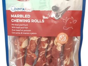 Trixie DentaFun Marbled Rolls with Beef and Fish
