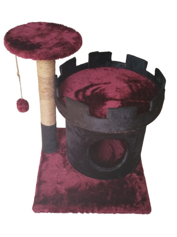 Cozy Castle Cat Scratcher