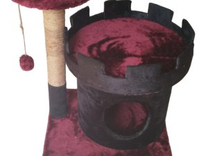 Cozy Castle Cat Scratcher