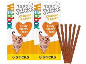 Webbox - Tasty Sticks with Chicken Liver 6 sticks