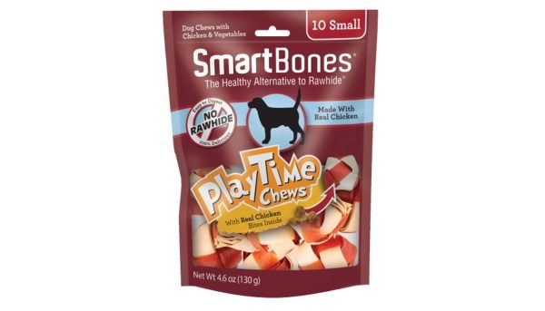SmartBones - Play Time Chews with Real Chicken 10 Small