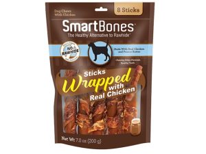 SmartBones - Chicken Wrapped Peanut butter 8 Sticks