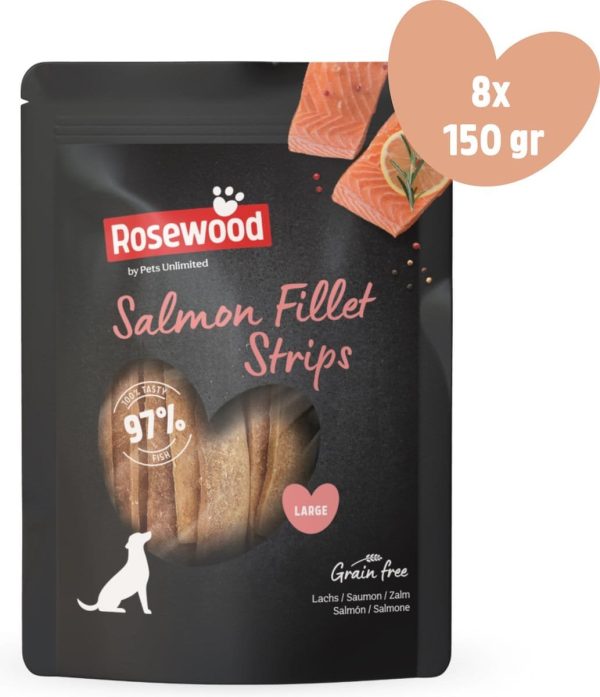 Rosewood By Pets Unlimited Salmon Fillet Strips