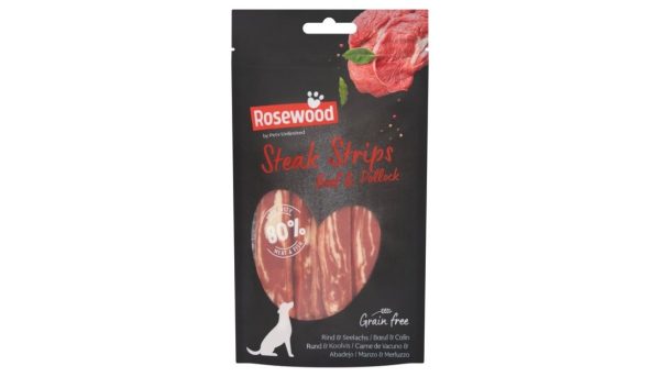 Pets Unlimited Steak Strips Beef And Pollock