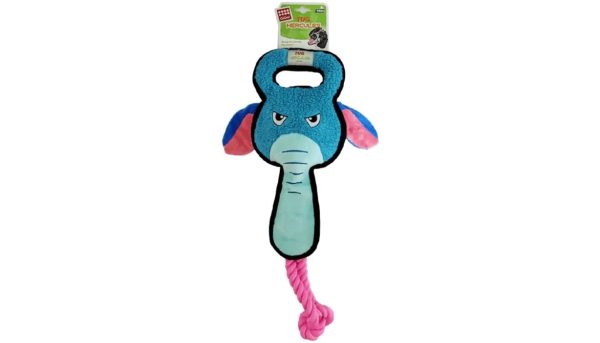 GiGwi Tug Hercules Squeaker Inside Elephant Dog Toy