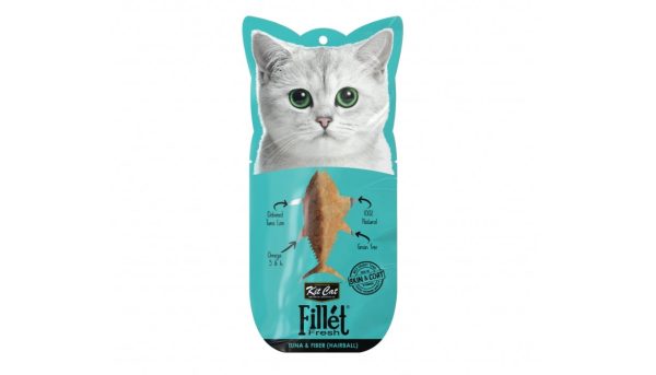 Kit Cat Fillet Fresh Tuna and Fiber (Hairball)