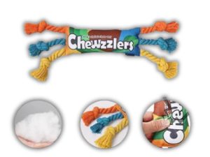 Chewzzlers Squeaky Rope Toy