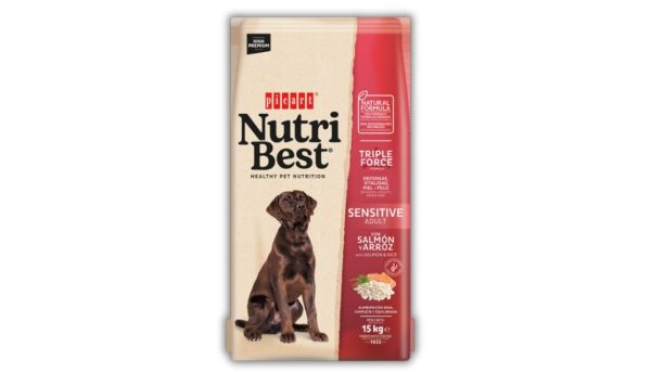 Nutribest Dog Adult Sensitive Salmon And Rice 15 kg