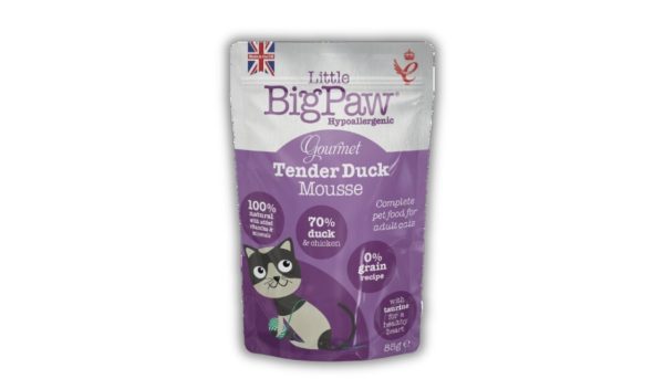 Little Big Paws - Gourmet Tender Duck Mousse For Cats 85g