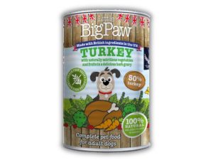 Little Big Paw - Turkey with Broccoli, Carrots and Cranberries in a Rich Herb Gravy (390g)