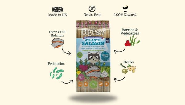 Little Big Paw Atlantic Salmon Complete dry food for Senior Cats - Image 3