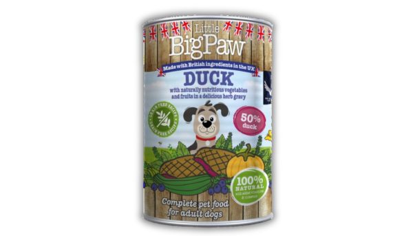 Little Big Paw Duck & Vegetable Wet Food in a Rich Herb Gravy 390g