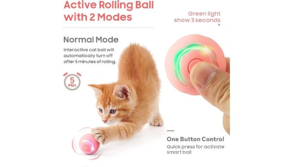 Recheargeable Interactive Cat Ball - Image 4